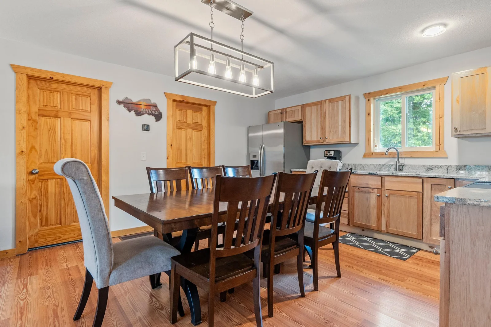 A spacious area designed to comfortably accommodate family and guests.