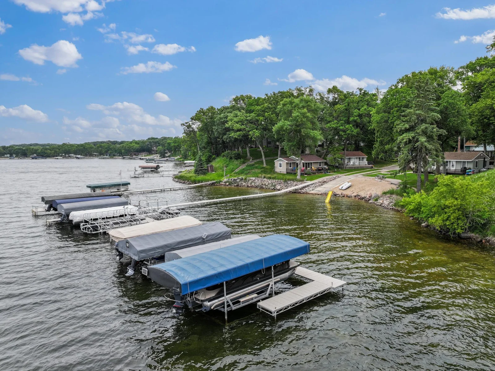 New dock system for easy access and enjoyment of over 5,700 acres of Lake Miltona!