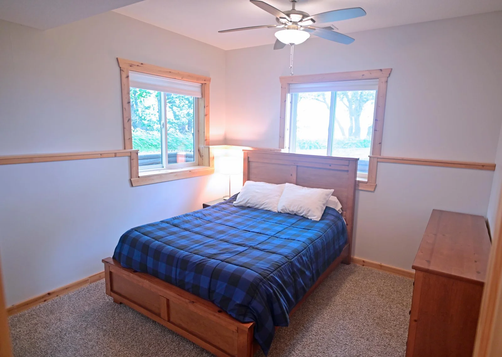 Natural light fills the bedrooms, creating bright and inviting spaces.