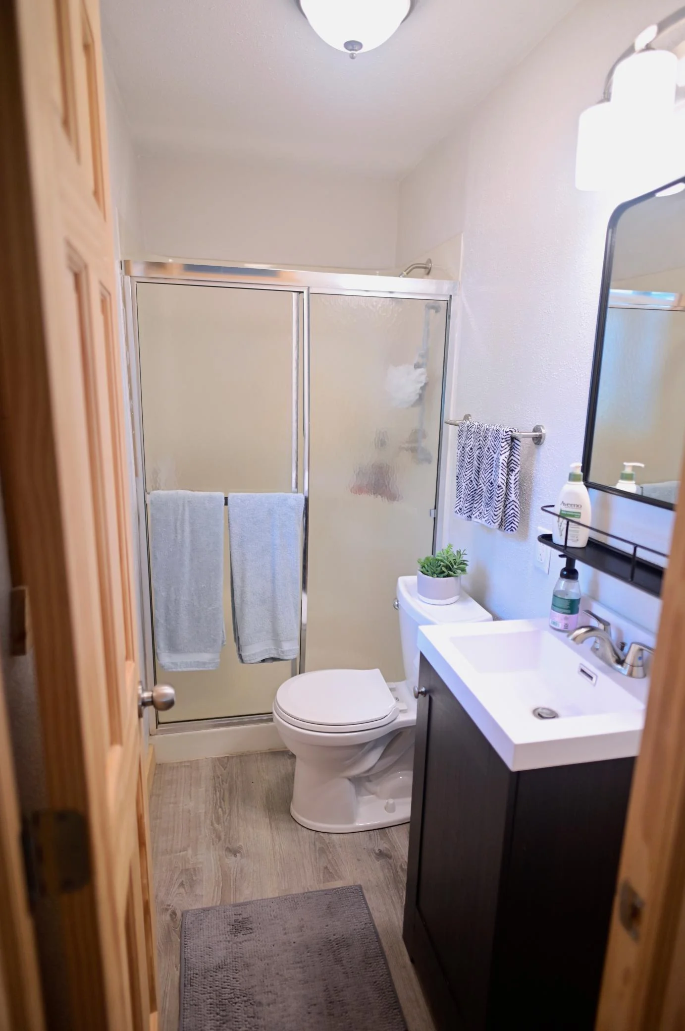 The master ensuite is conveniently located directly off the primary bedroom.