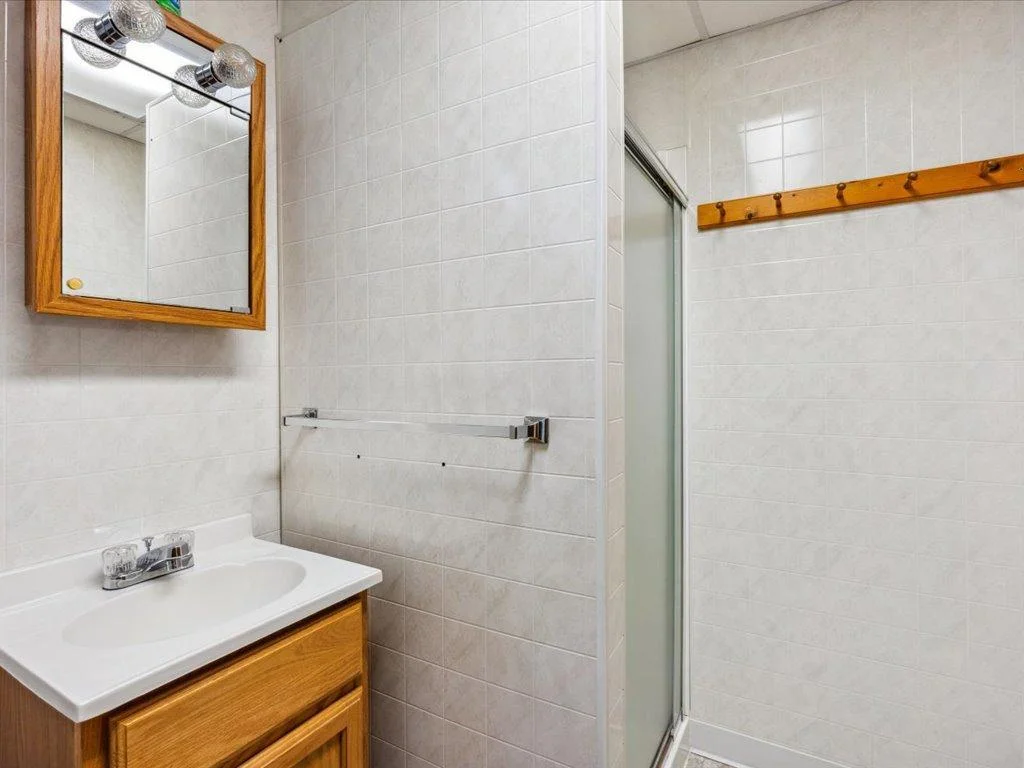 lower level 3/4 bathroom