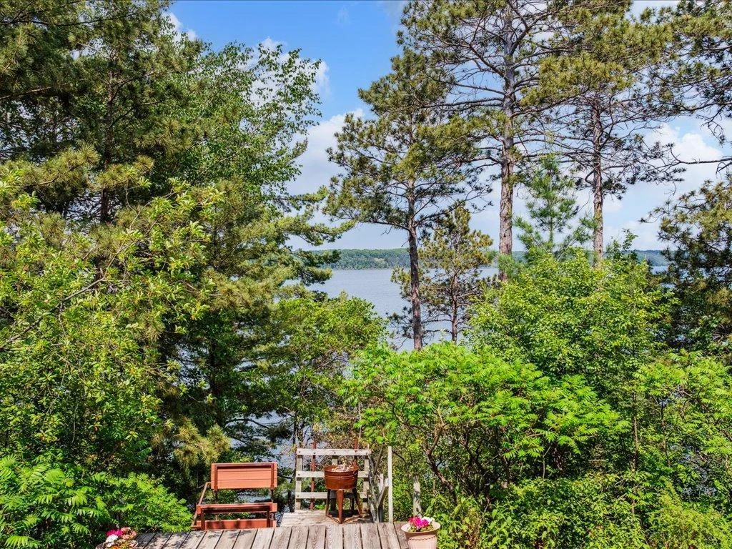 Just steps from the home, the lift makes every trip to the lake shore easy and picturesque