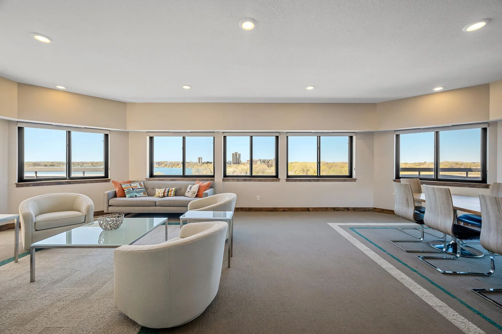 Top floor community/party room.