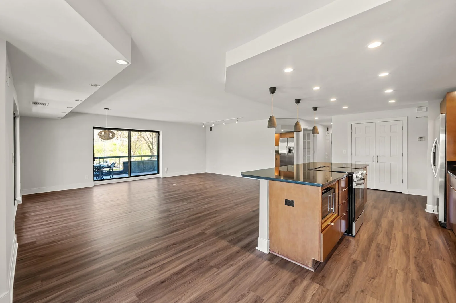 Large open living space.