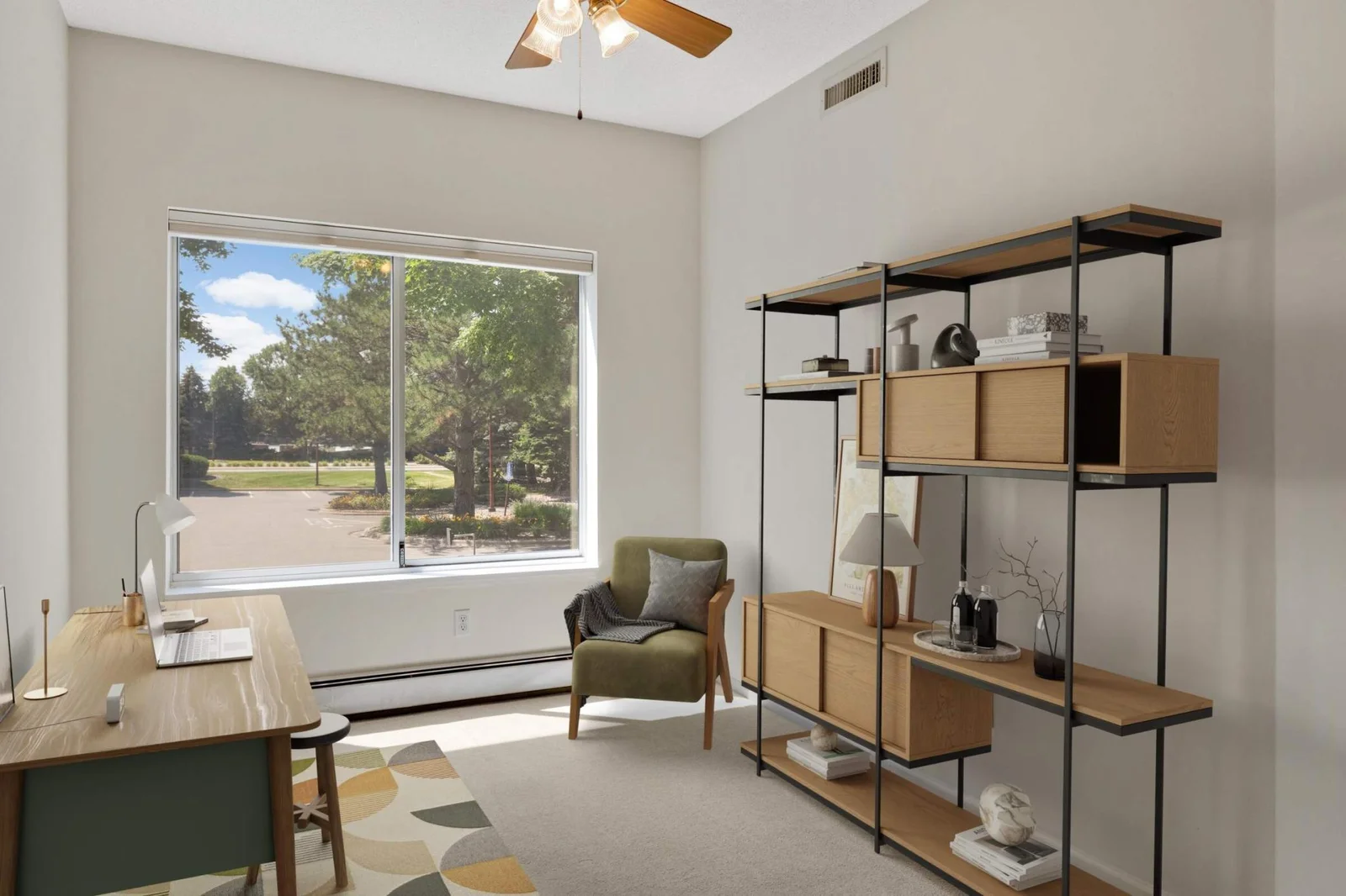 The 2nd bedroom could be a great work from home space