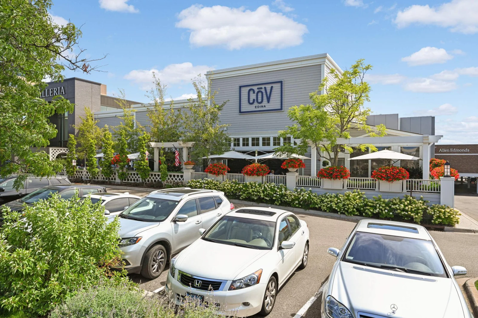 Grab happy hour on Cov's patio all summer long