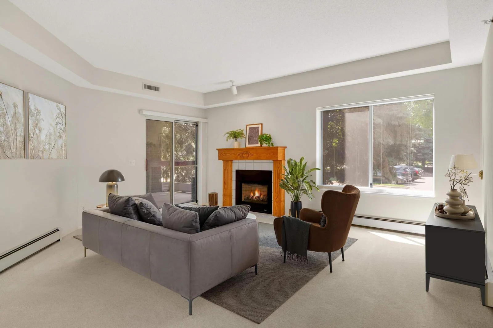 Enjoy natural light with the beautiful souther exposure in this home