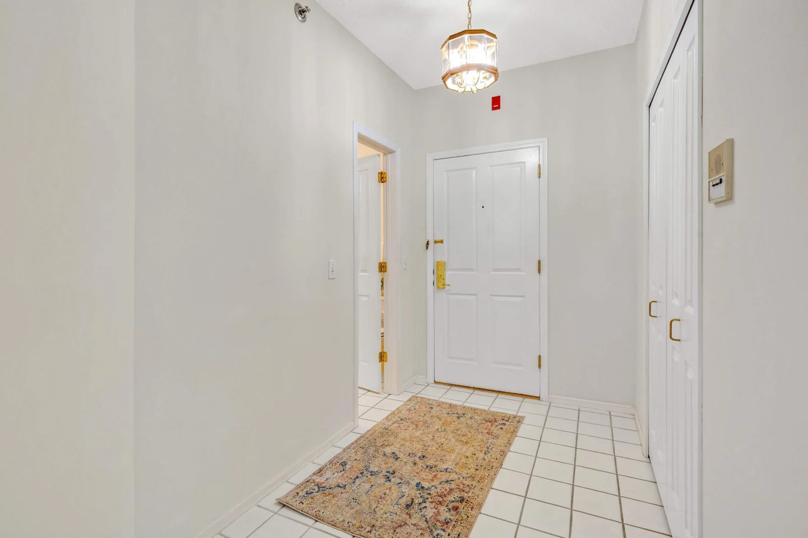 A spacious foyer greets you alsong with a walk-in front closet