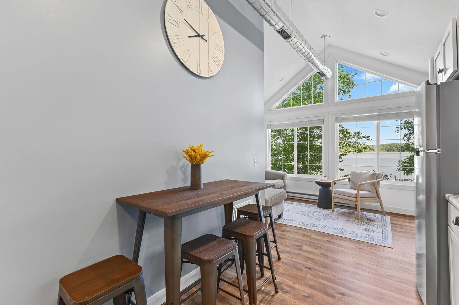 Open concept living.