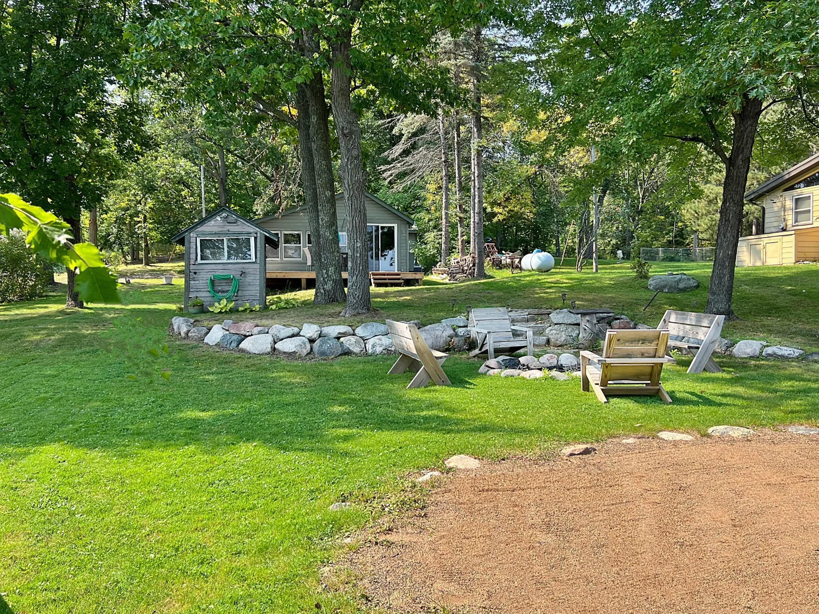 Proeprty view from lake to cabin 3.jpg