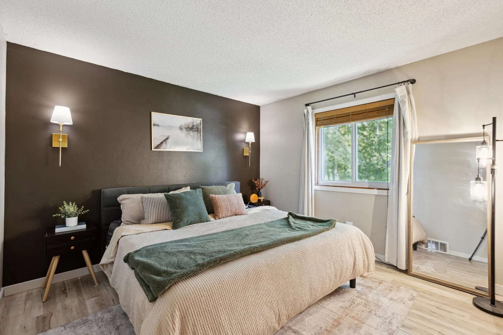 Master bedroom on main