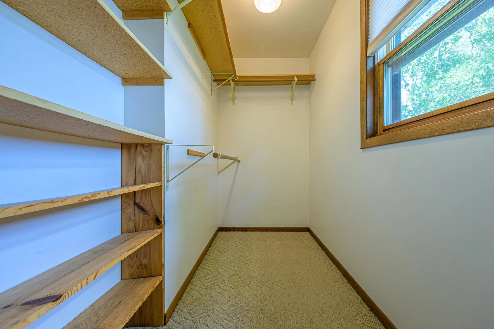 Primary walk-in closet