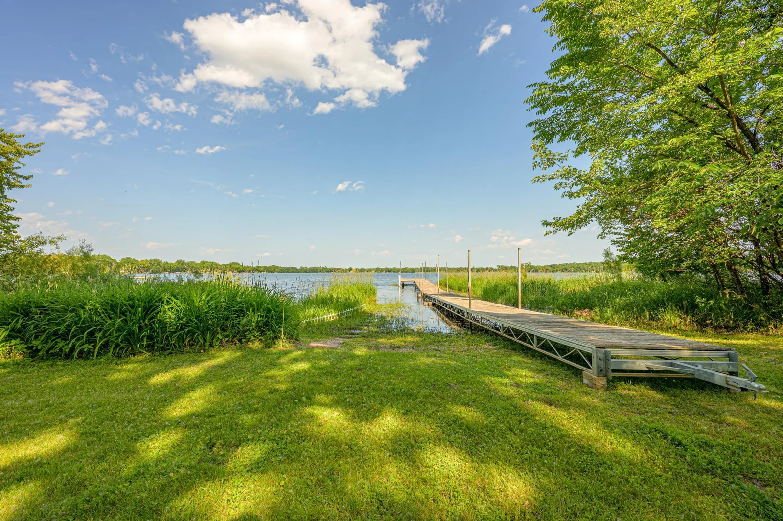 The dock is included.