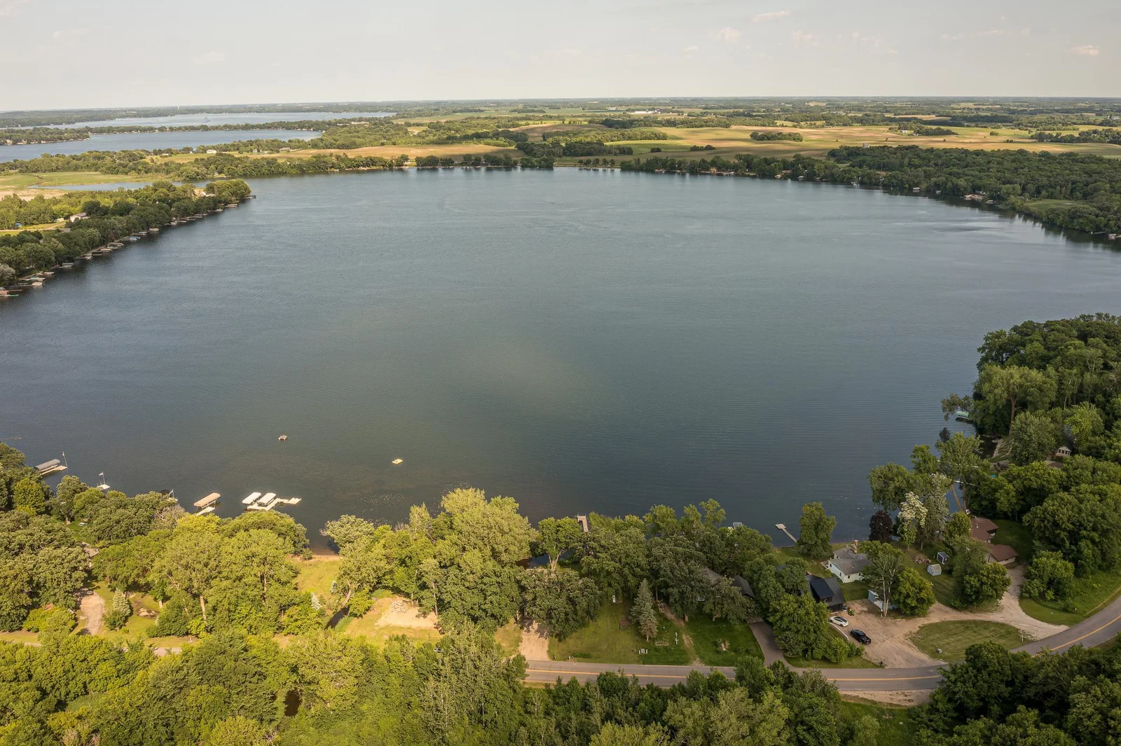Lake Manuella has a maximum depth of 51 feet.