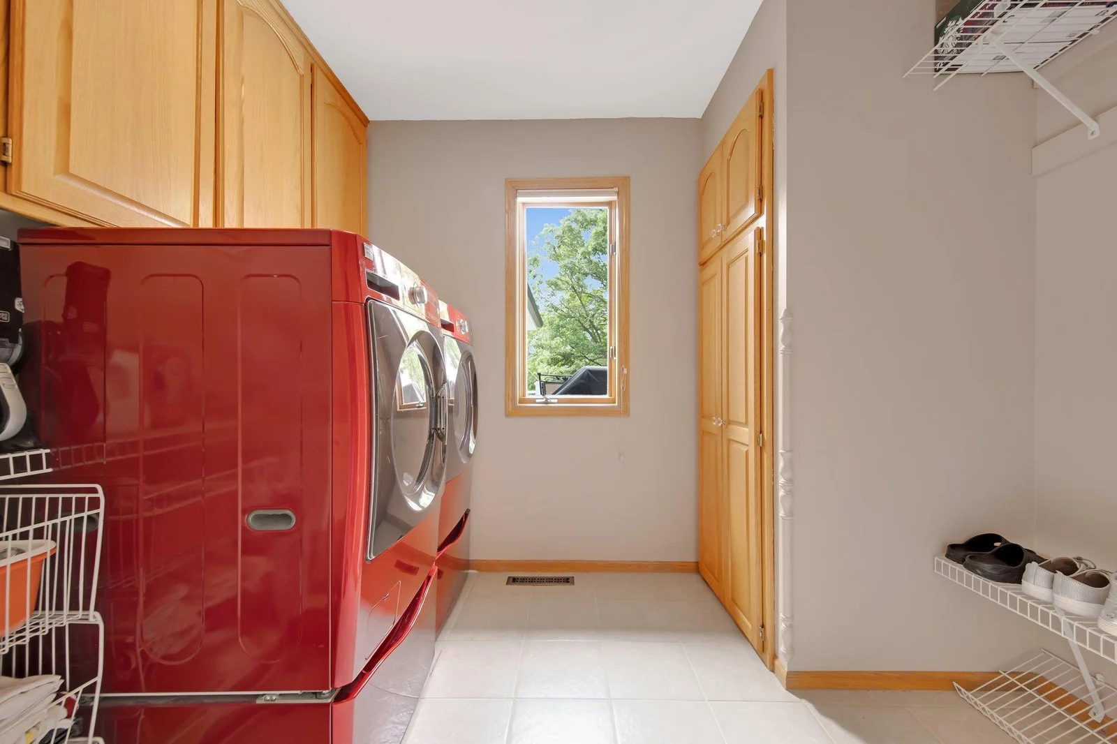 Main level laundry room.