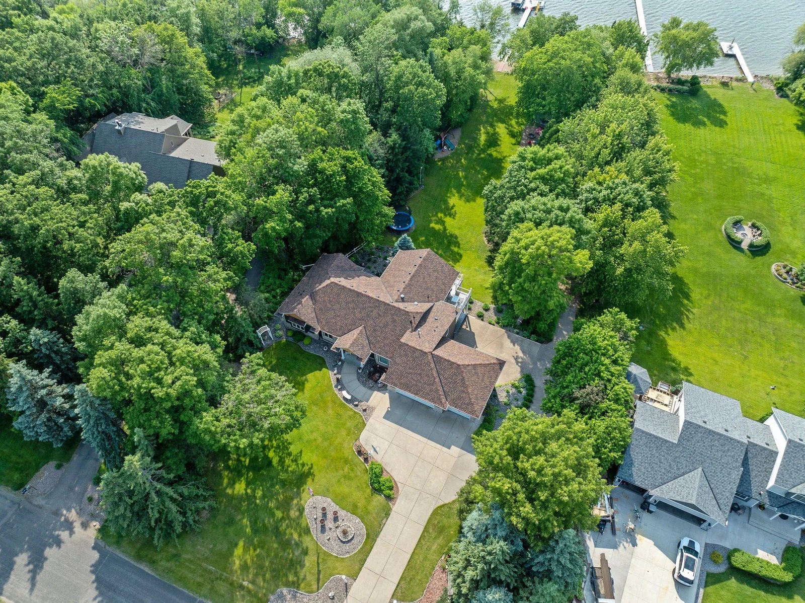 Ariel view of full property.