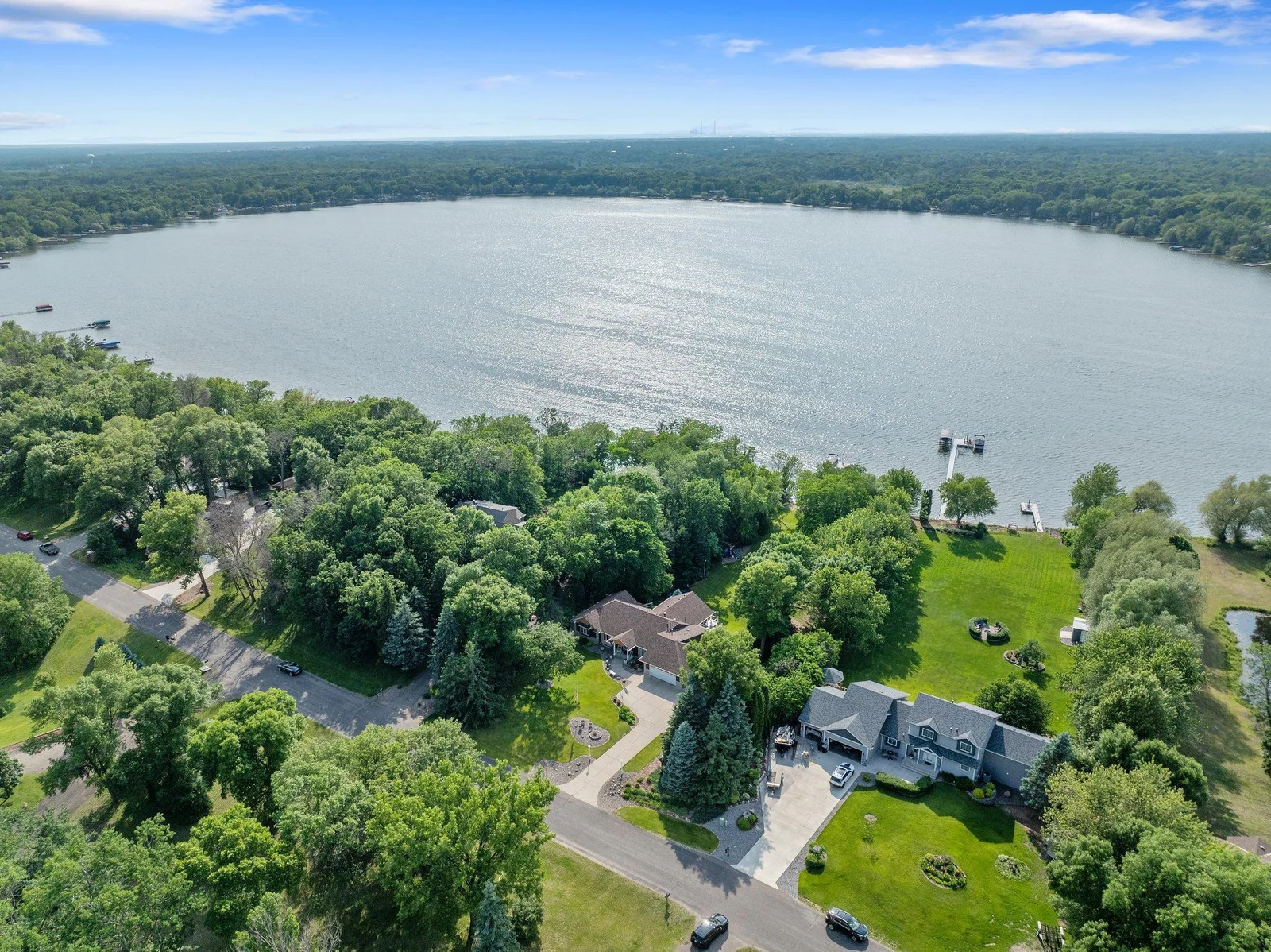 Ariel view of Eagle Lake.