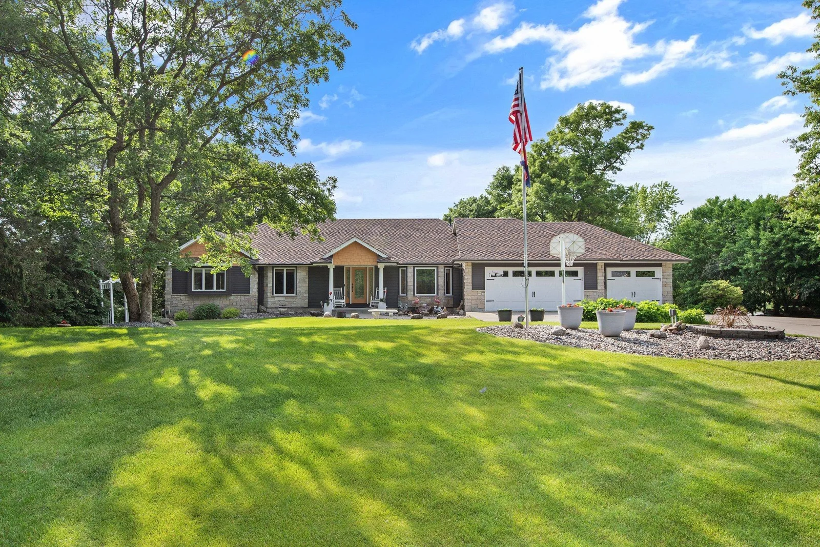 The exterior shows like a model with newer roof, siding, and gutters!