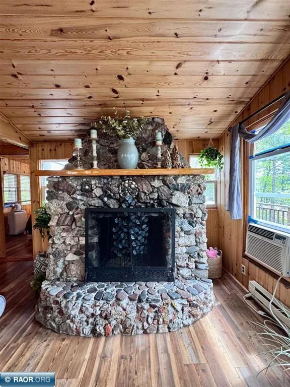 Orignal Stone Fireplace