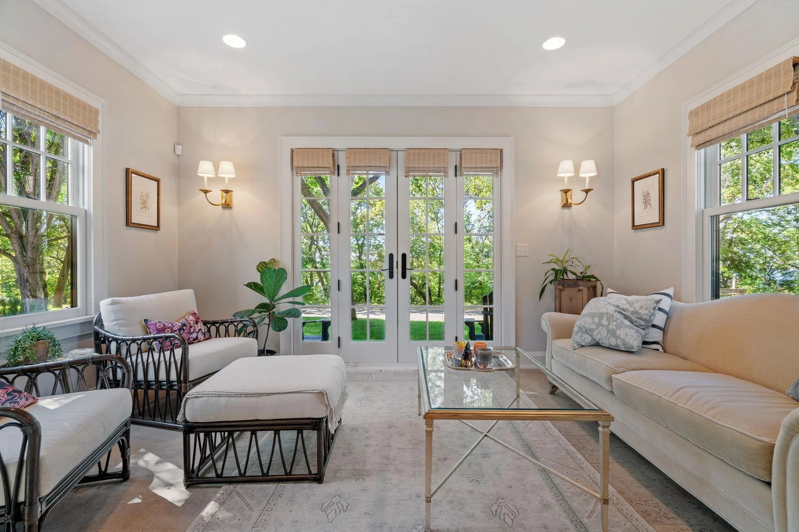 One of the best living spaces in the house that offers heated floors and so much natural light.