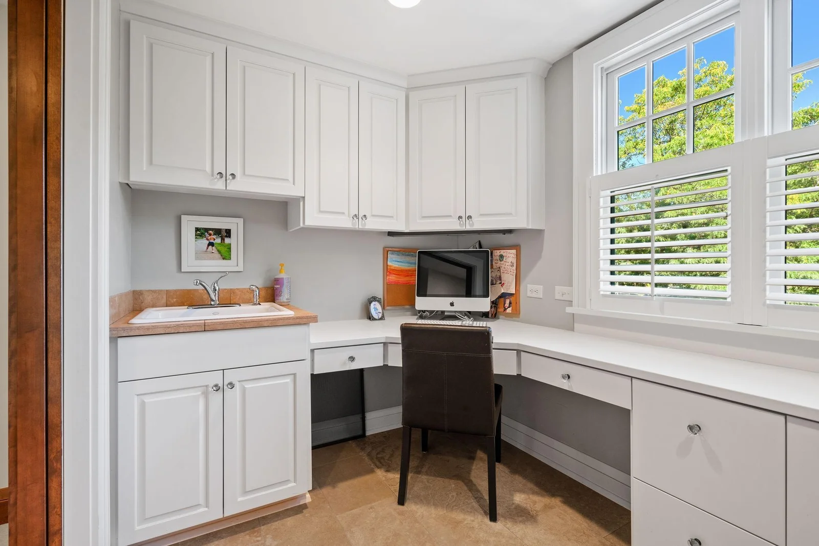 Laundry room and dedicated office area is located on the 2nd level.