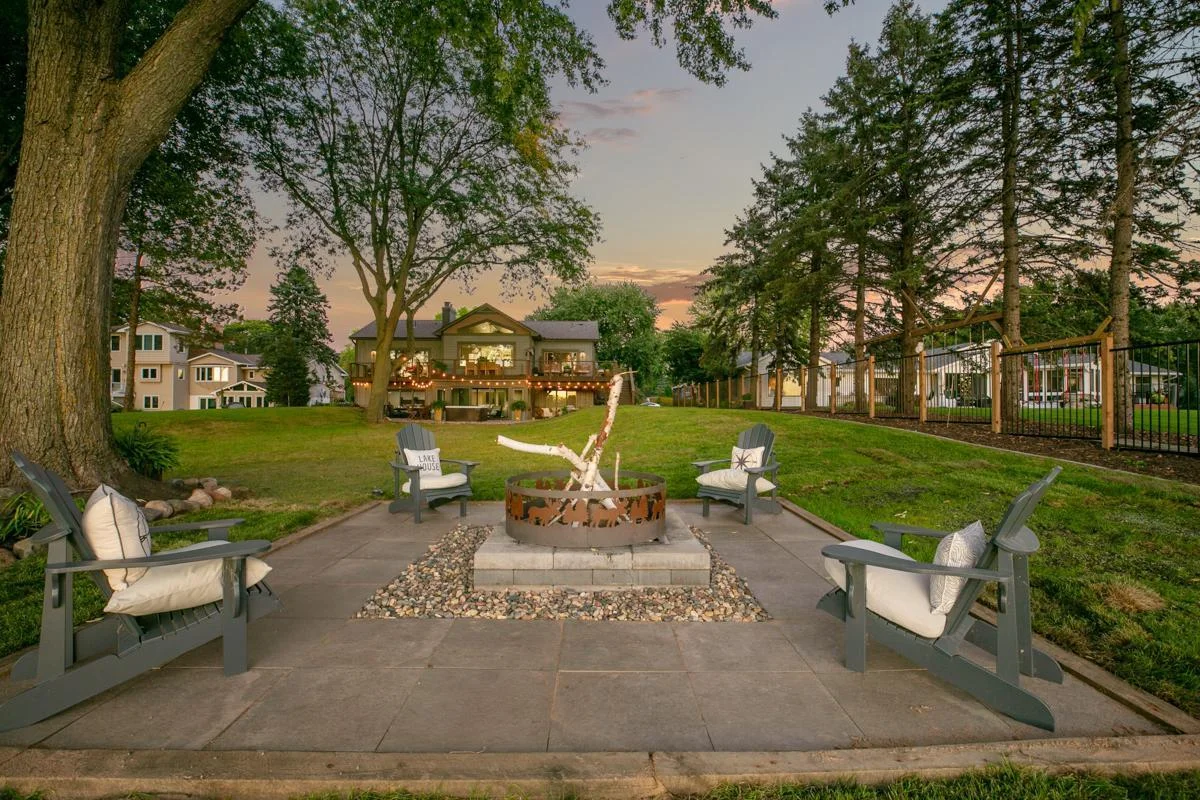 Roast marshmallows and relax with your family and friends by the 14'X14' firepit.