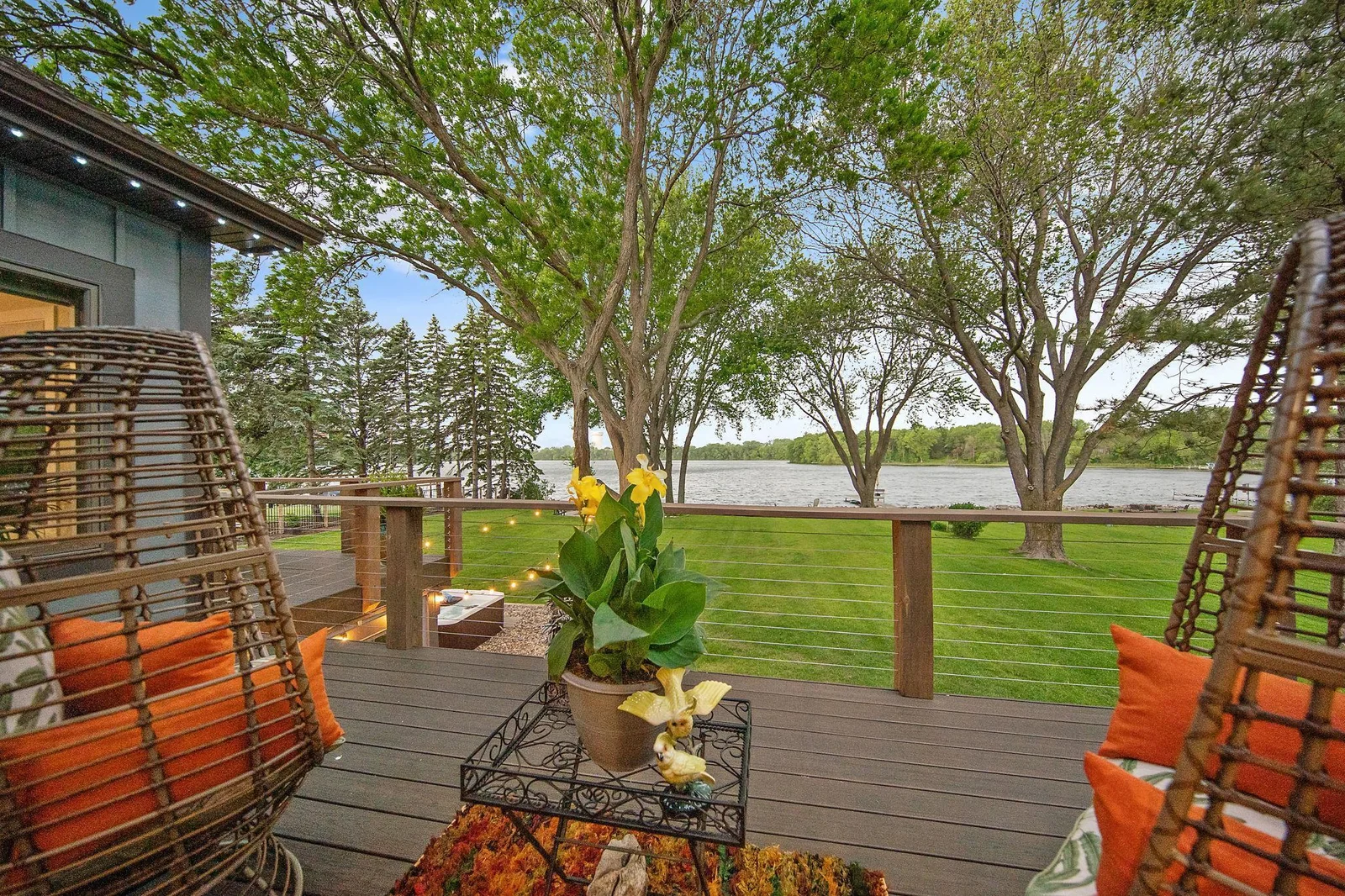 View from the owners bedroom 19'X 8' deck.