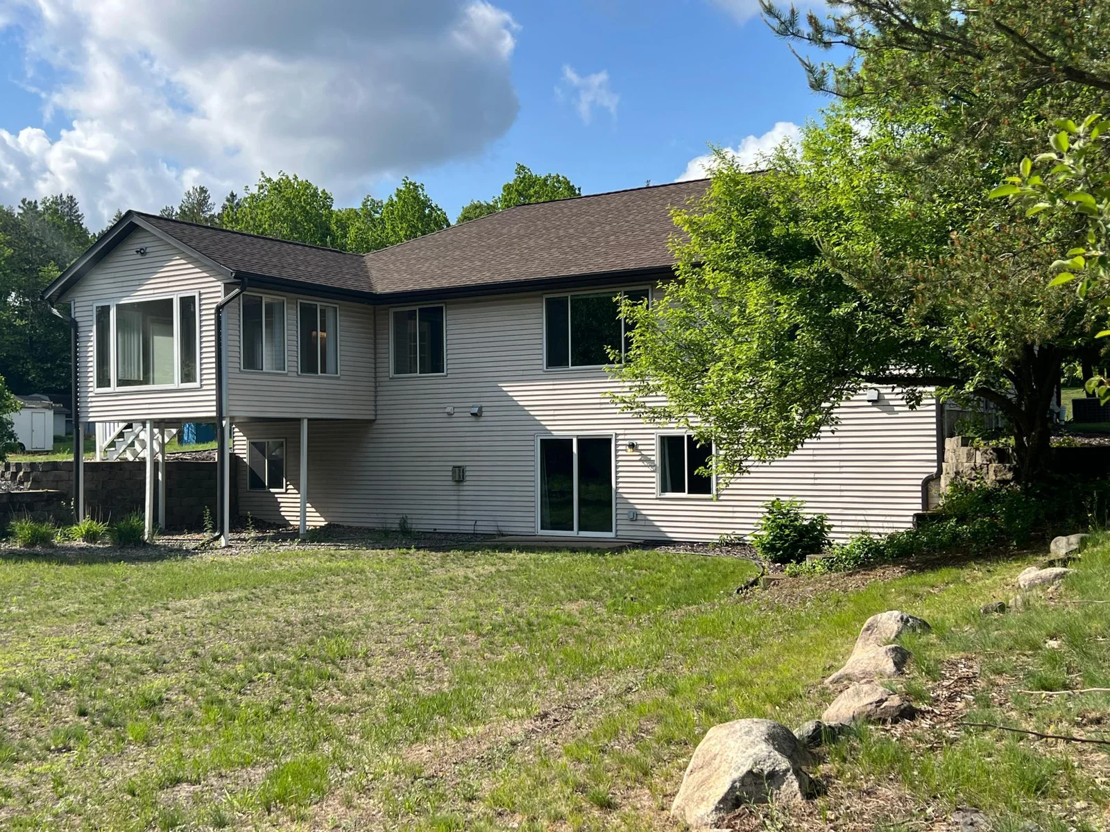 THE REAR ELEVATION.