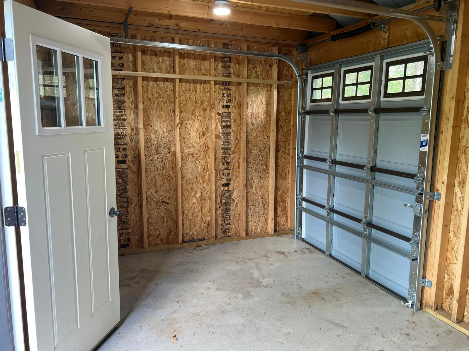 THE OVERHEAD DOOR.