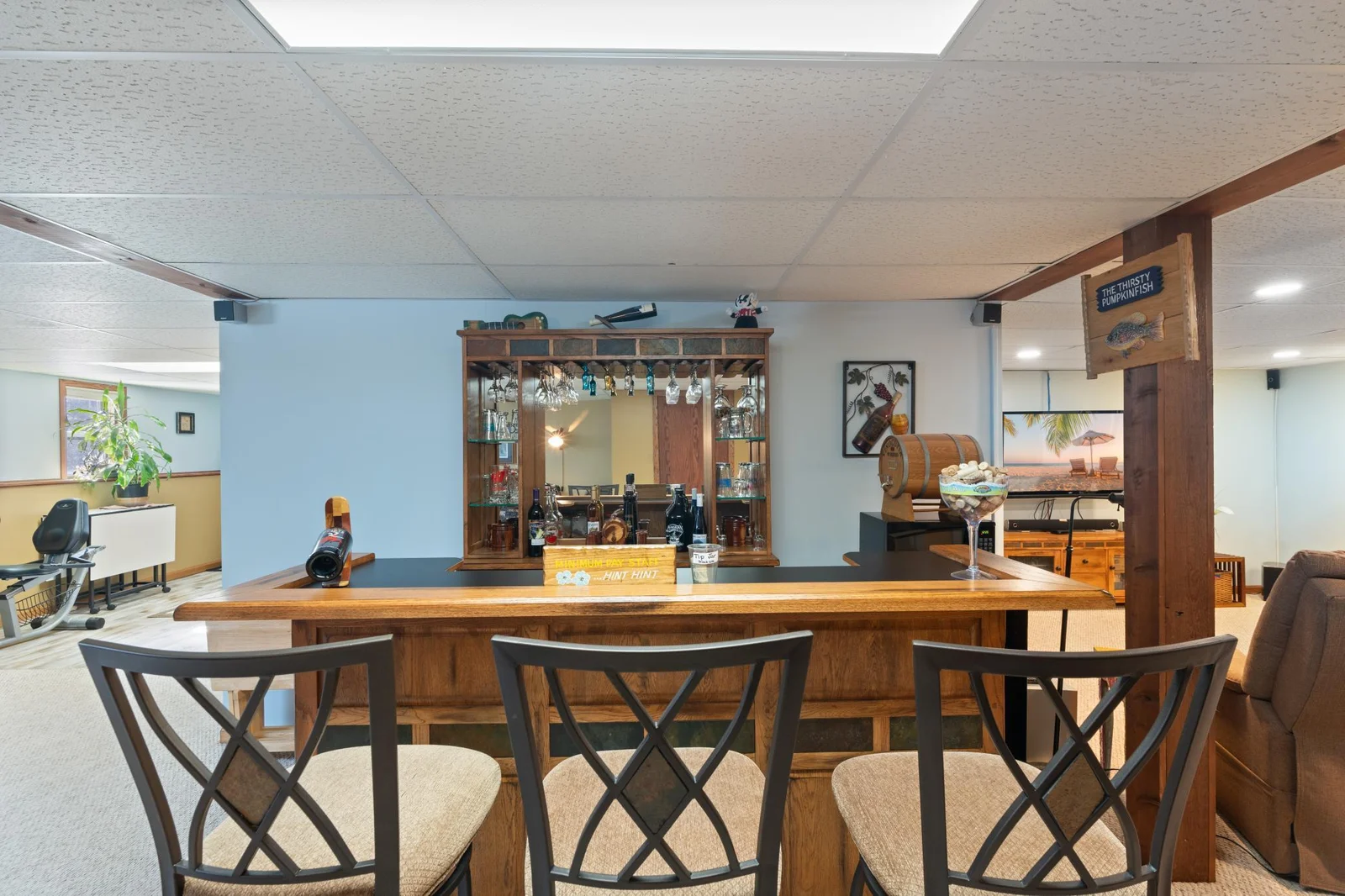 Bar area
