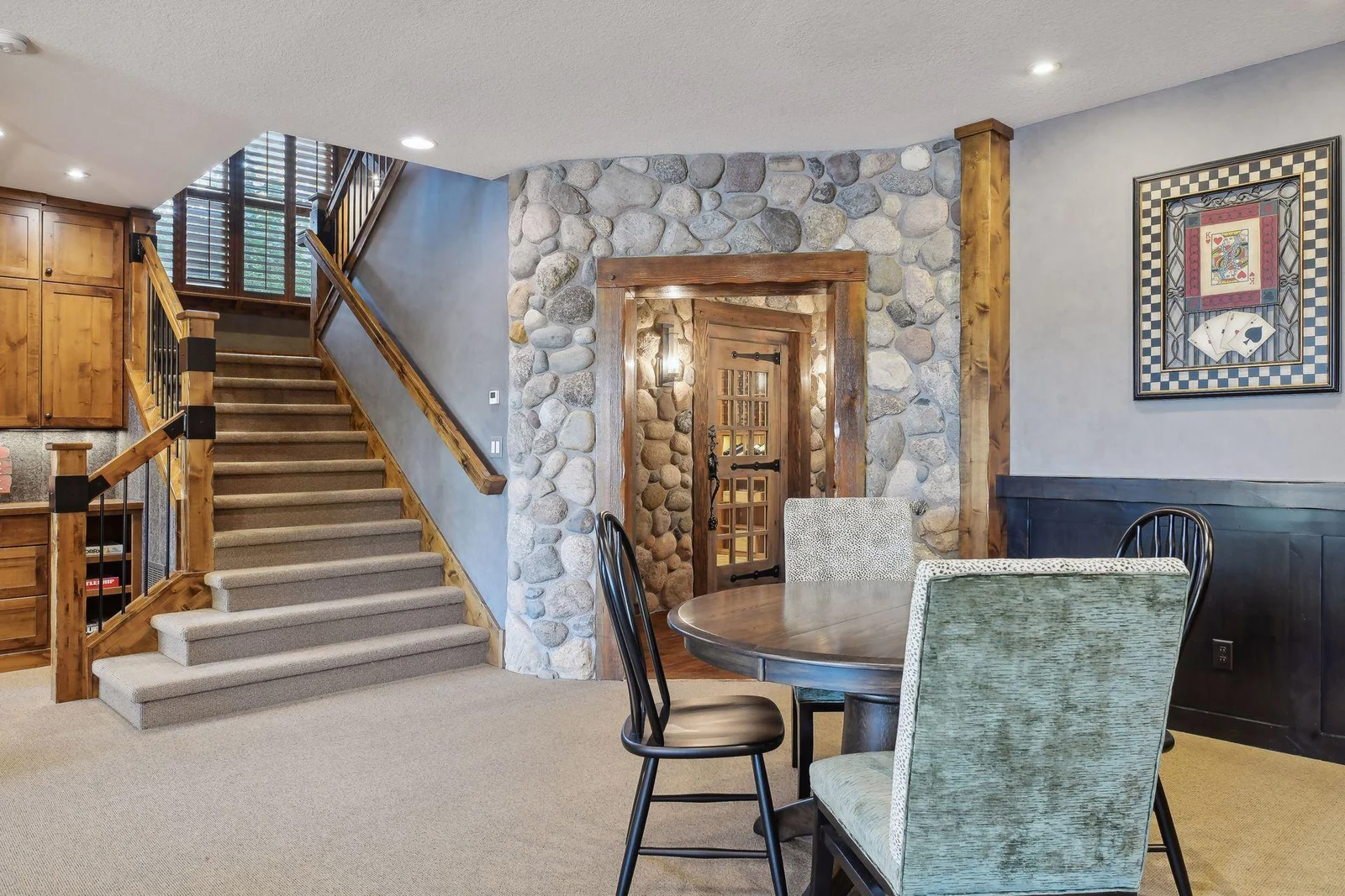 There's room for a game or puzzle table too.
