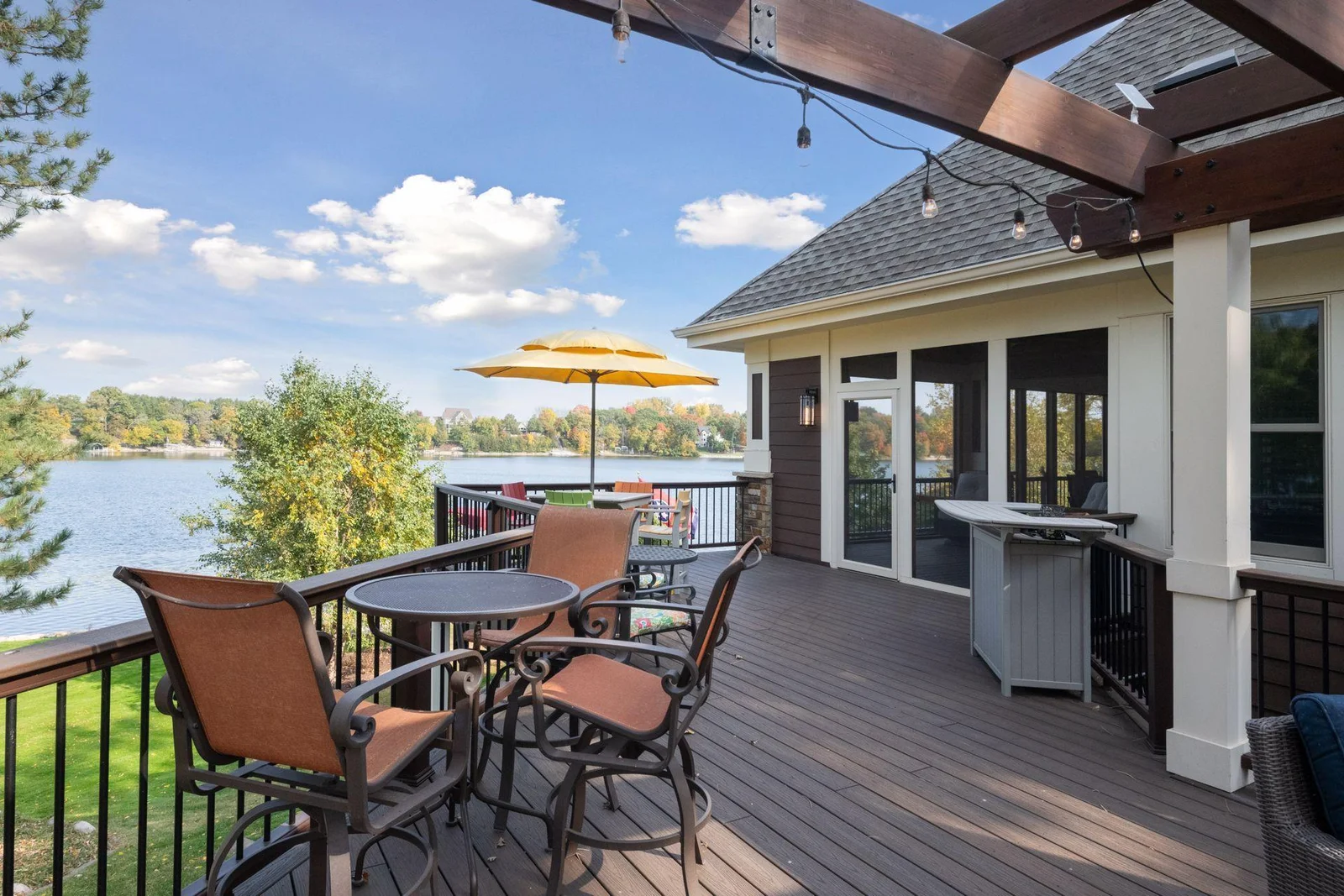 Just perfect for entertaining or a relaxing day enjoying the lake.