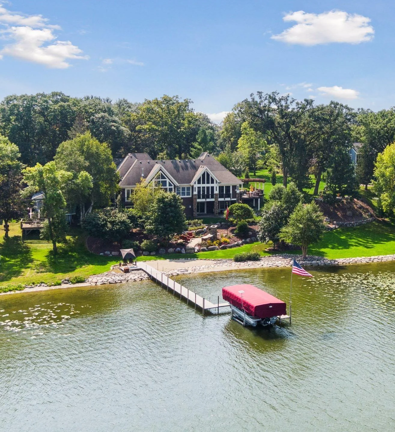 This slice of heaven sits on .664 acres along the southern shoreline of Lake Bavaria - a fully recreational lake nestled just minutes from downtown Victoria.