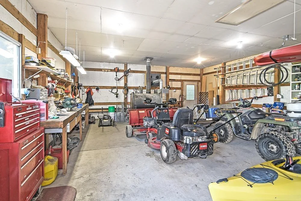 7458 39th Ave NE, Garfield, MN  -- wood stove heats the house and shop if so desired! Additional attic space also with pull down stairs.