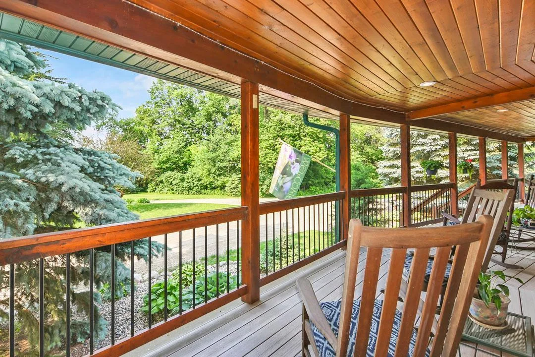 7458 39th Ave, Garfield, MN  What a view from the deck a perfect spot rain or shine!