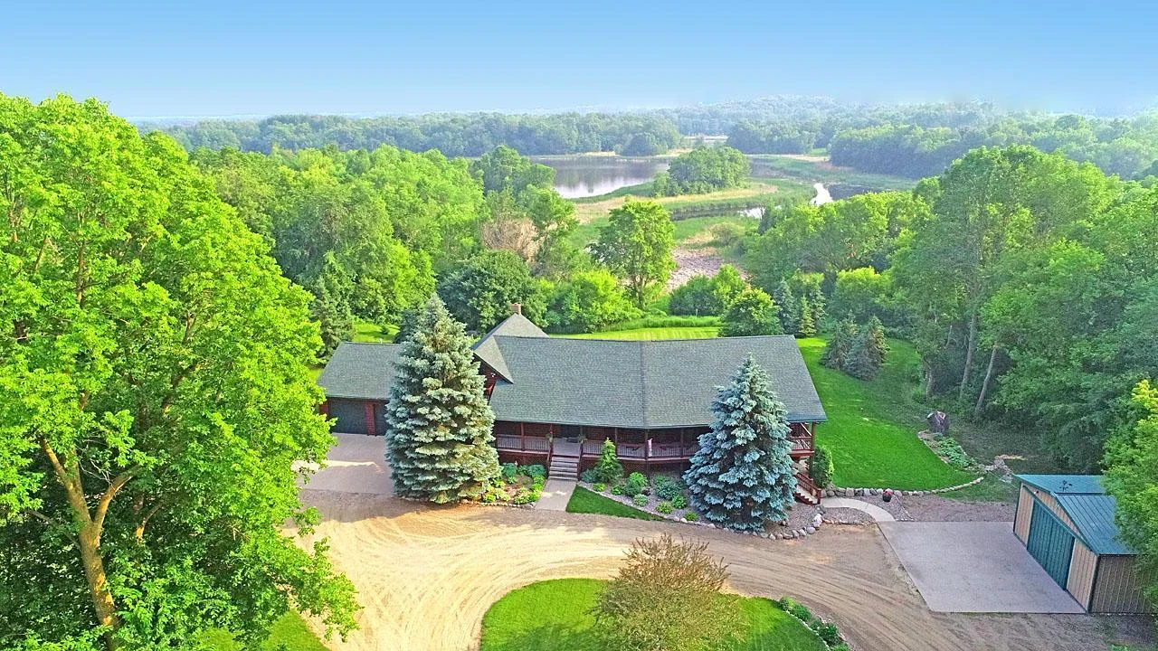 7458 39th Ave NE Garfield, MN  Where the roof meets the treetops and the fields stretch to the horizon—that’s home