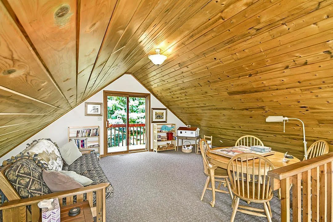 7458 39th Ave NW, Garfield, MN   Upper loft with balcony - great area for studying, reading, game night or just relaxing!