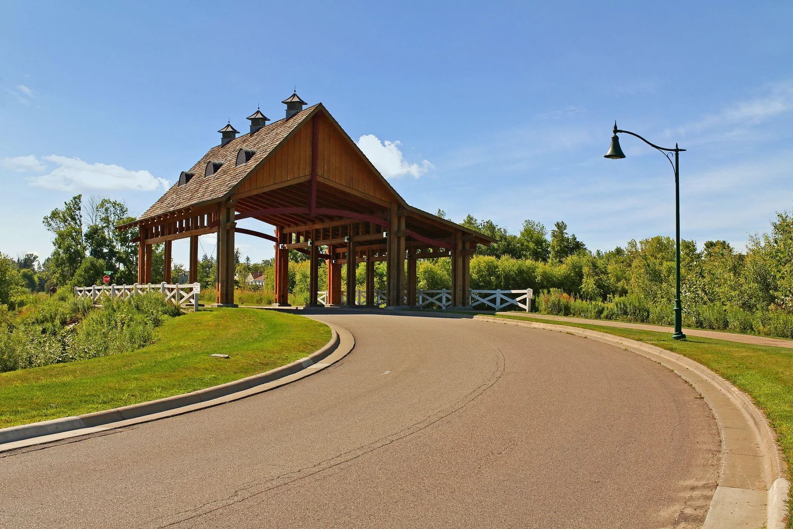 One of Chaska's most charming and iconic neighborhood entrances