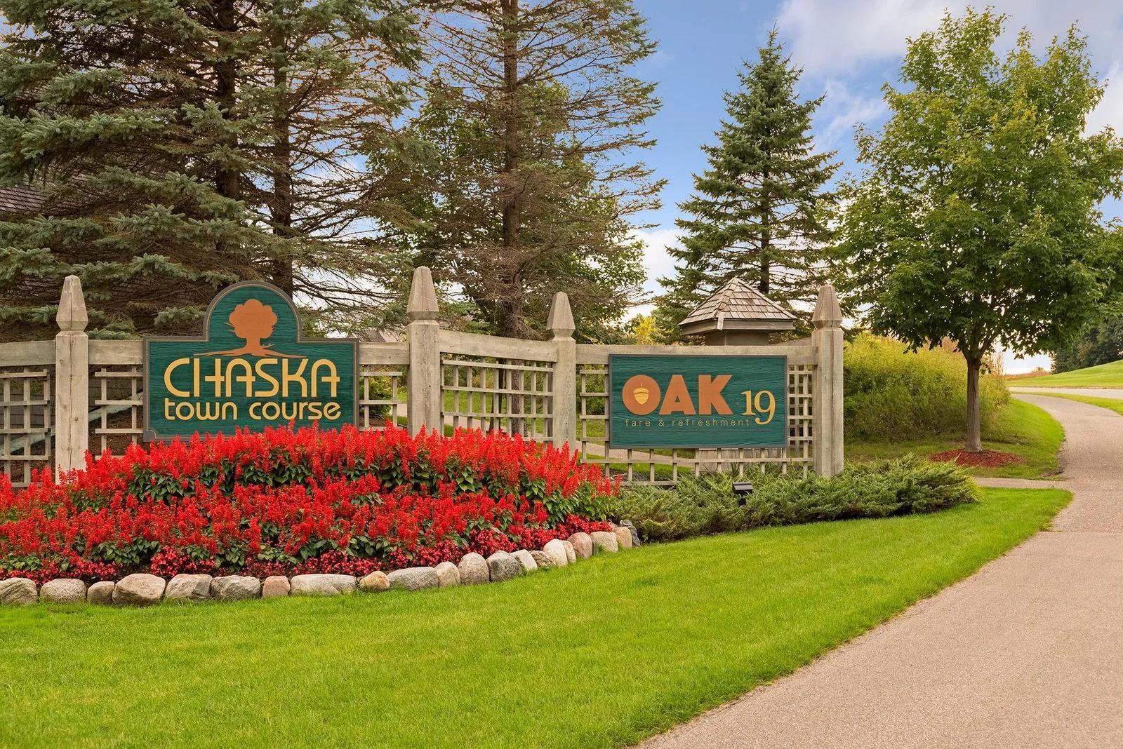Chaska Town Course about 1 mile from home