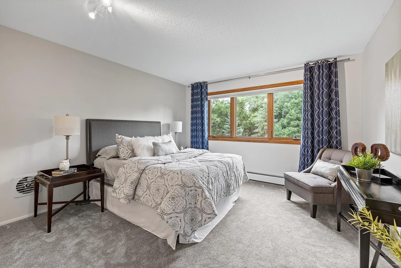 Bedroom with view of Minnehaha Creek
