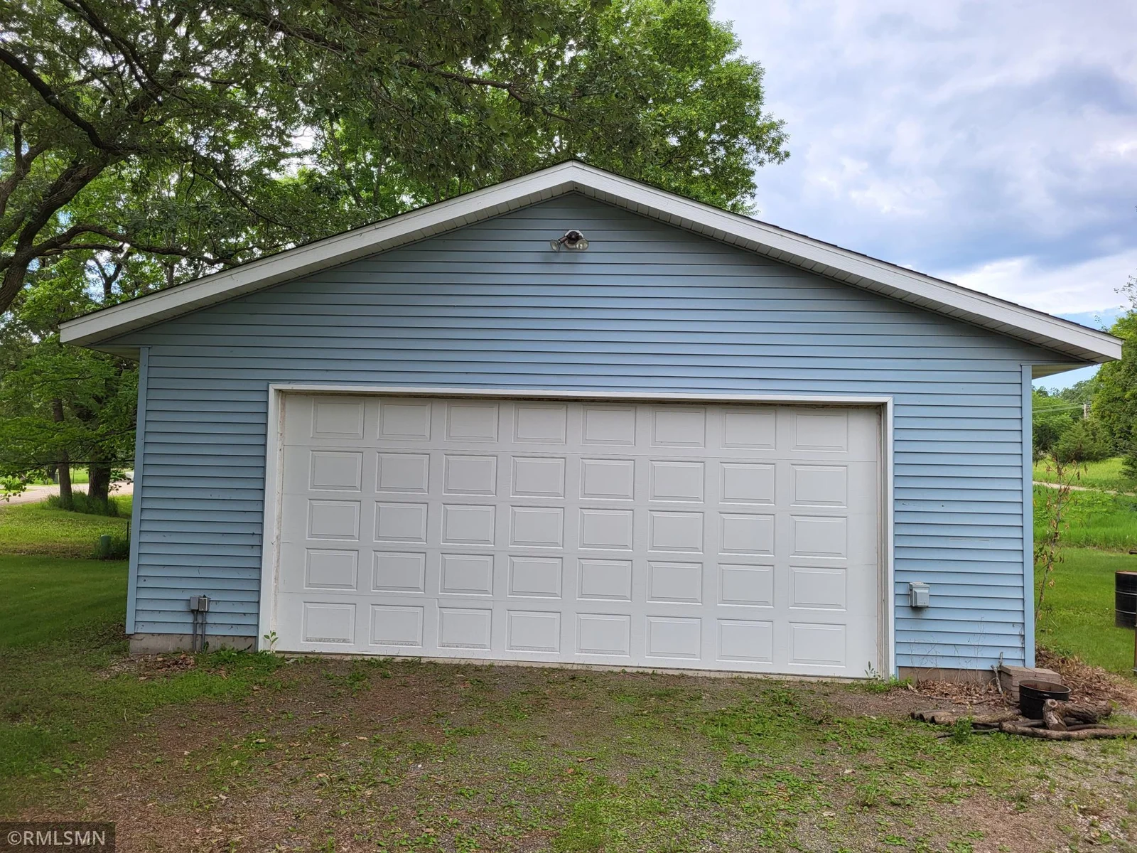 Detached garage is heated and a great bonus area for extra storage.