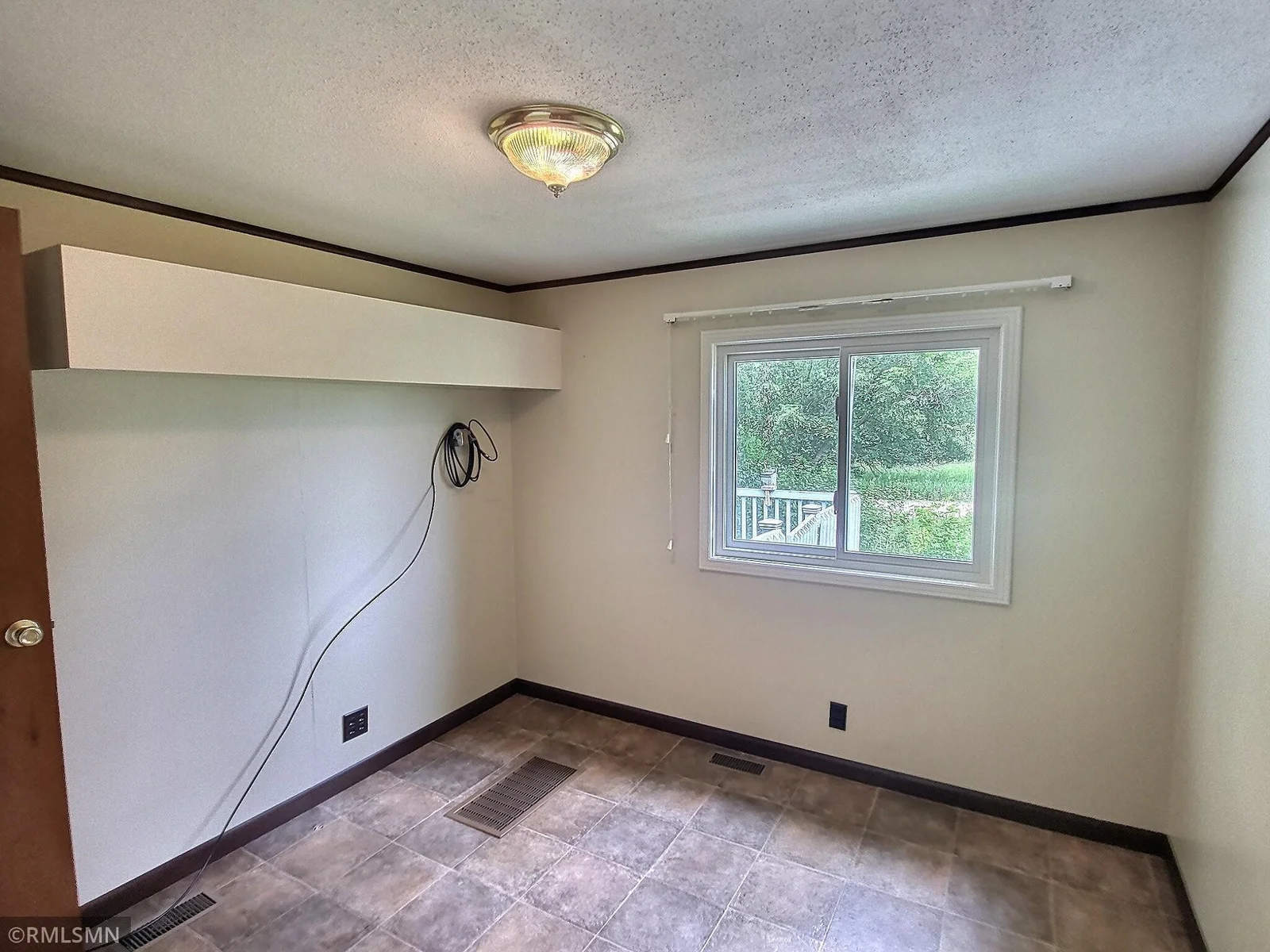 Here is the third bedroom.  Would make a great office to enjoy some country views.