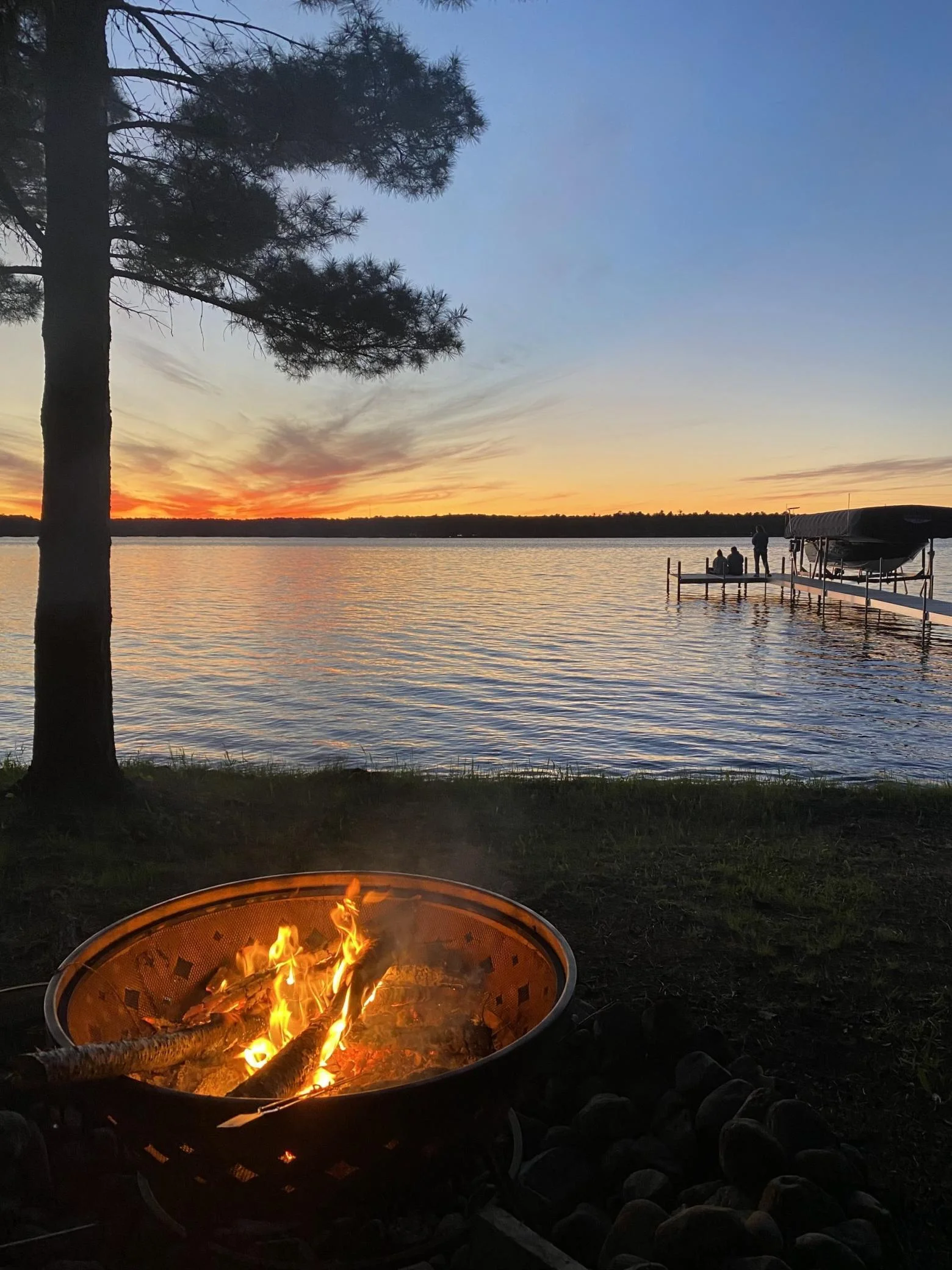 Smores at the water's edge!