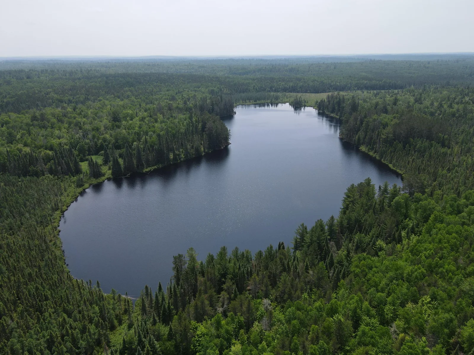 Lake view facing SW
