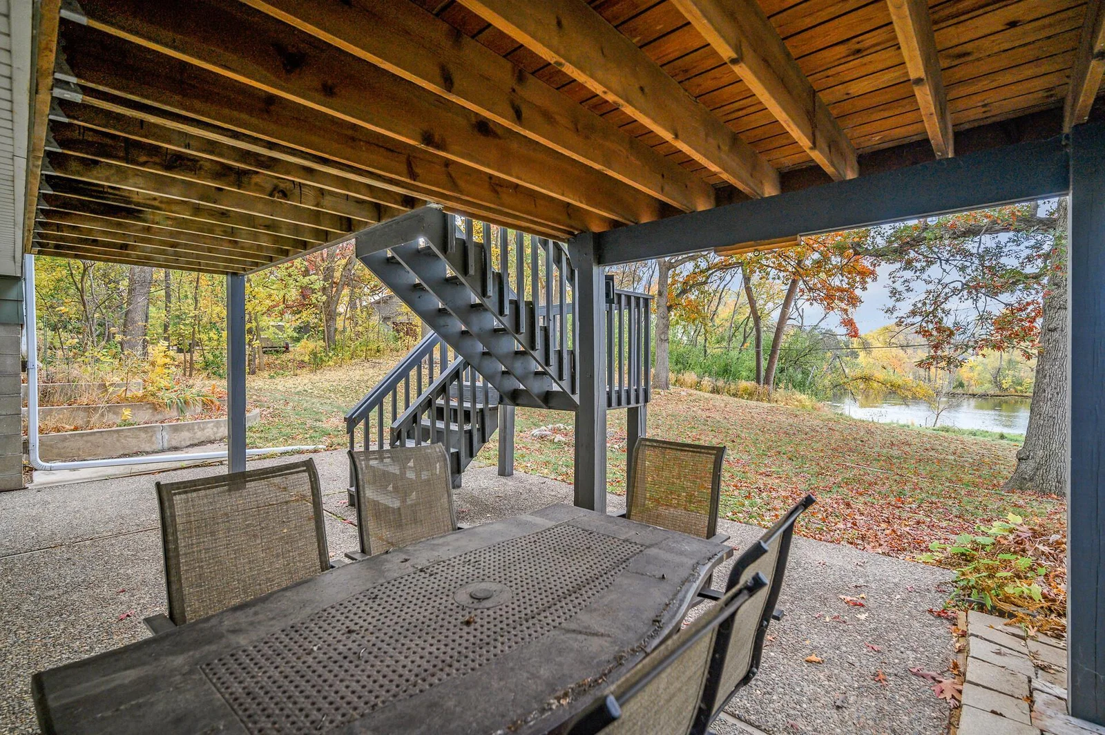 Walkout patio