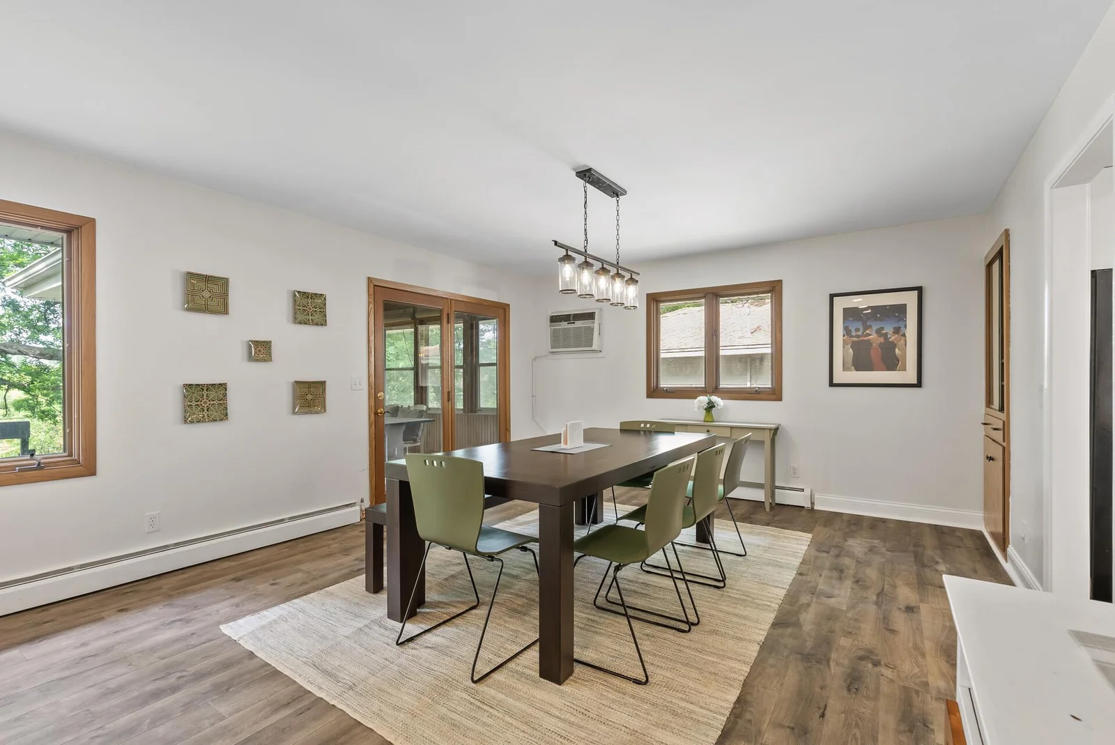 Dining room to sunroom