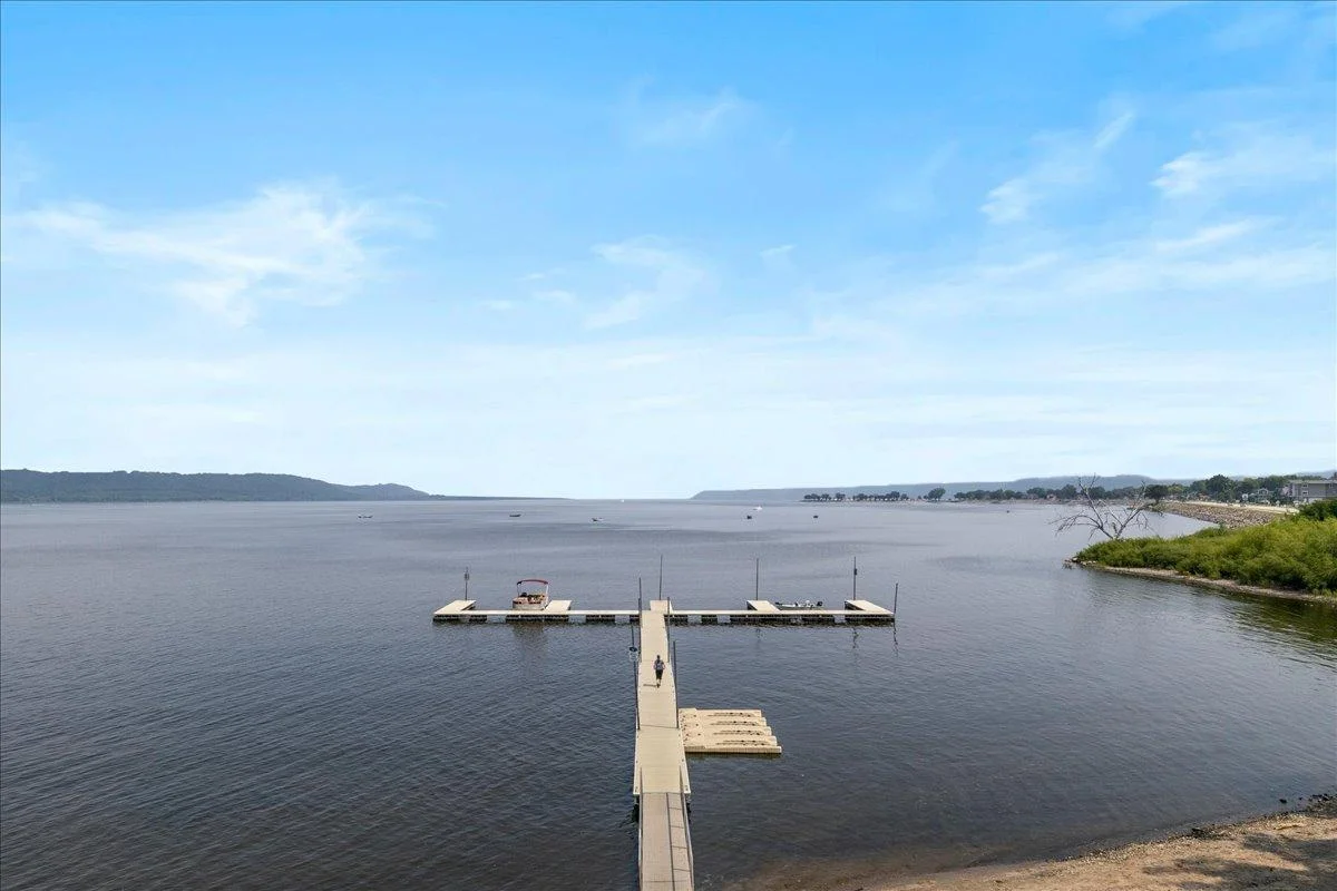Aerial View of Lake Pepin & Mississippi River