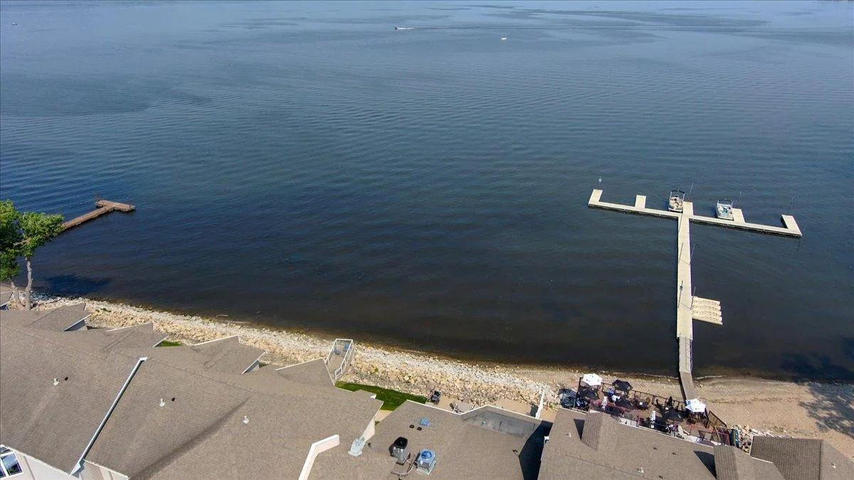 Aerial View of Lake Pepin & Mississippi River