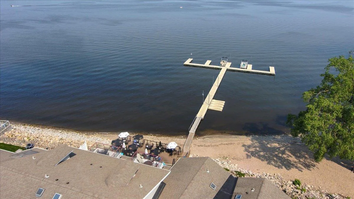 Aerial View of Lake Pepin & Mississippi River