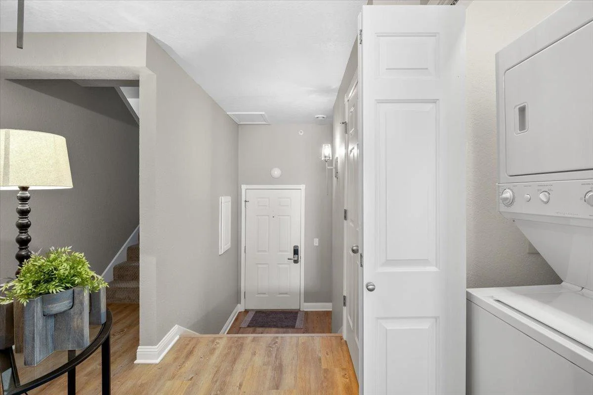 Condo Entrance with Closet space & Laundry
